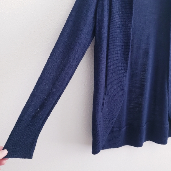 Lilly Pulitzer Amalie Navy Long Sleeve Cardigan - Picture 4 of 7